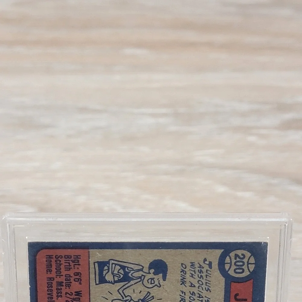 Julius Erving ABA All Stars 1973 74 First Team Autographed Basketball Card